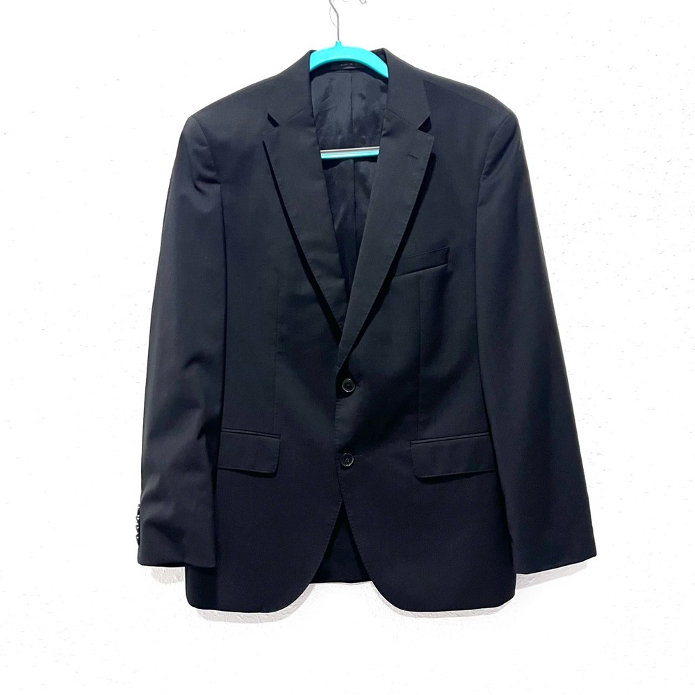 Hugo Boss virgin wool regular fit Black Blazer 40S